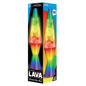 ORIGINAL LAVA LAMP 37CM WHITE/TRI-COLOUR
