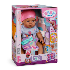 BABY BORN EVA CLICK AND PLAY 43CM