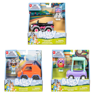 BLUEY, BASIC VEHICLE W/FIGURE