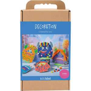 DIY KIT DEKORASJON, MONSTRE, COLORFUL, G